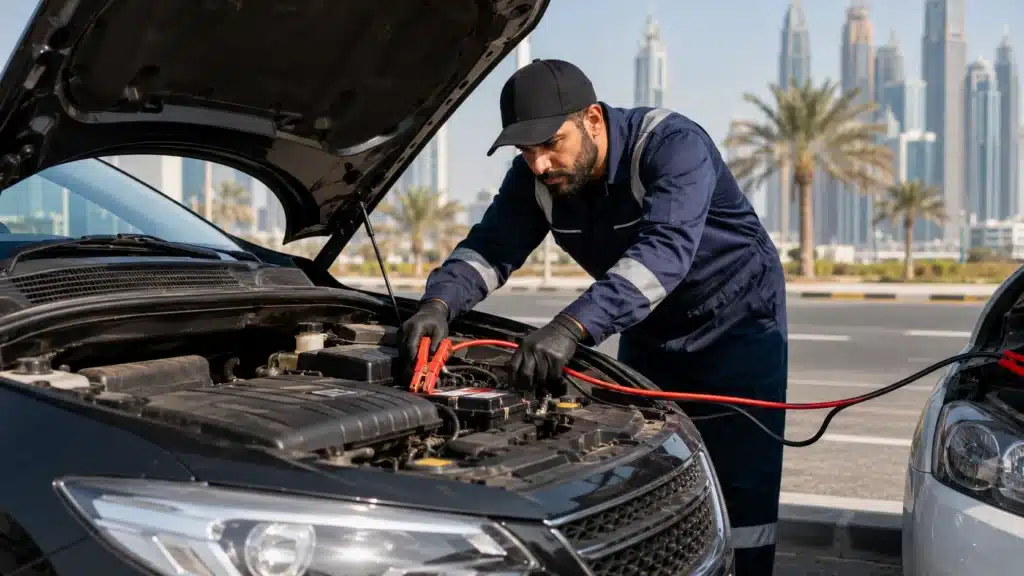 Battery Jump Start Dubai: Fast Help When Your Car Won't Start